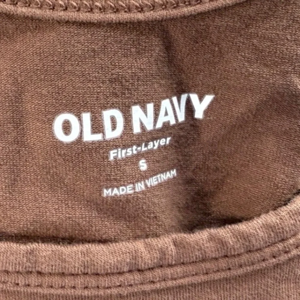 Old Navy Women's Brown Ribbed Tank Tops Size S Pack of 2 Basic Layering Neutral - Picture 2 of 6